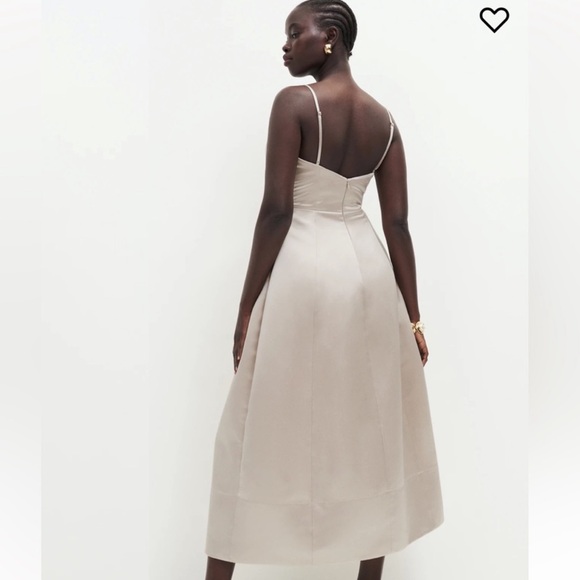 Reformation Kayden Dress - Champagne - Picture 1 of 5